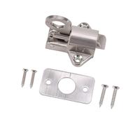 SALALIS Serratura a Scrocco Bullone per Porta di Sicurezza Serratura per Cancello per Finestra Caricata a Molla in Alluminio per Miglioramenti Domestici 1 X a Scrocco4 X Viti Scena applicabile: