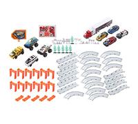 SALALIS Set di Macchinine da Assemblaggio per Bambini con Semafori e Segnali di Sicurezza, Giocattolo Creativo per Veicoli da Costruzione Fai-da-te per lo Sviluppo Emotivo e Intellettuale, 9 (Auto