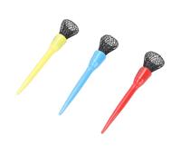 SALALIS Set di Magliette da Allenamento con Palla da 3 Pezzi, Resistente Rete di Nylon per la Pratica All'aperto, Ideale per i Giocatori Rosso Blu Giallo (83 mm)