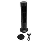SALALIS Ventilatore per Torre di Raffreddamento in ABS con Funzionamento a Basso Rumore, Ventilatore da Scrivania Senza Lama per un Riposo Tranquillo, da Tavolo Portatile per Dormitorio (Nera)