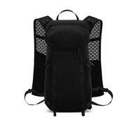 SALALIS Zaino Idrico Leggero per Ciclismo, Corsa, Escursionismo, con Tasche Multiple per gli Elementi Essenziali in Nylon, 41x24x13 Cm (Nera)