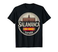 Salamanca España City Travel Spagna Avventura Maglietta
