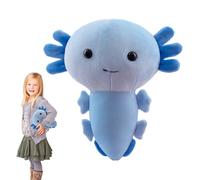 Salamander Plush Toy - Cute Axolotl Stuffed Animal, Soft Doll | Kids plushiess Gift, Perfect Valentine’s Day Present, Birthday Surprise, Blue and Pink Colors, Cozy Cuddly Toy for Children