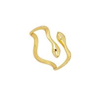 SALAN Anelli Aperti in Argento Sterling 925 per Donne Uomini Serpentino Serpente Anello Anello Snack Gioielli di Lusso