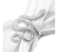 SALAN Anelli in Argento 925 Anelli di Coppia Anelli per Le Donne Punk Serpente Gioielli Animali Cz Zirconi Regalo Festa Pavimentato