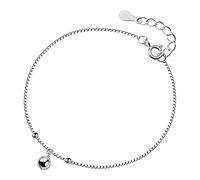 SALAN Cavigliere con Campanella per I Desideri di Fascino di Moda da Donna in Argento Sterling 925 per Le Donne Regalo di Compleanno per Ragazze 925 Gioielli