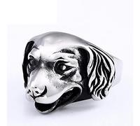 SALAN Labrador Retriever Puppy Dog Wrap Anelli per Le Donne Anel Cute Lab Golden Retriever Anello per Animali Gli Uomini Amano Il Regalo