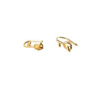SALAN Orecchini A Bottone con Fiore di Tulipano in Argento Sterling 925 con Ciondolo Adorabile per Le Donne, Gioielli in Oro Romantici E alla Moda Semplici E Unici