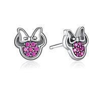 SALAN Presenta Un Negozio Speciale di Gioielli di Moda Minnie Scintillante in Argento Sterling 925 A Forma di Rosso