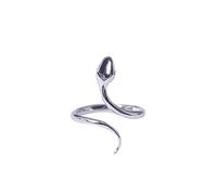 SALAN Trend 100% 925 Sterling Argento Serpente Anelli Aperti per Donne Design Creativo Signora Gioielli Moda Signora