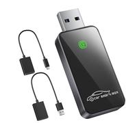 SALCAR Adattatore wireless CarPlay per iPhone - 2025 Aggiornamento | Wireless CarPlay USB Dongle per auto | Stabile e senza interruzioni | Compatibile con iOS 10+ e veicoli con CarPlay di fabbrica