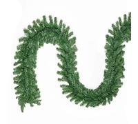 SALCAR DIY Ghirlanda Natalizia Verde 3m, Ghirlanda di Vite Artificiale per Decorazioni Natalizie, Caminetti, Scale e Porte