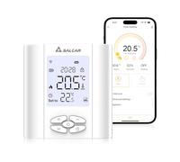SALCAR Termostato intelligente per riscaldamento Wi-Fi, T5W, programmabile, termostato da parete WiFi con Umidità, compatibile con Alexa e Google