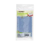 SALDASTRAPPI Termoadesivo MARBET 40x15cm cotone azzurro oxford rammendo 120 049