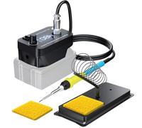 Saldatore a batteria per Makita 18V (senza batteria), stazione di saldatura professionale a riscaldamento rapido in 12 secondi, regolabile da 0 a 500°C, strumento di saldatura di precisione con displa