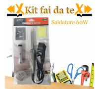 Saldatore a penna sottile 60w con kit accessori 5 pezzi