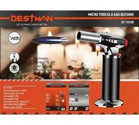 SALDATORE BRUCIATORE CANNELLO PIEZO A GAS FIAMMA OSSIDRICA BRASATURA DT-1810