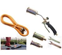SALDATORE CANNELLO BRUCIATORE A GAS CON 3 BECCHI X GUAINA SALDARE SVERNICIARE