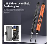 Saldatore con display digitale USB Tipo C interfaccia mini saldatore set 260-420 ℃ cinque commutazione della temperatura