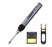 Saldatore di Stagno, Saldatore Kit, Saldatore Temperatura Regolabile 80~420°C, Saldatore LED elettronico, Visibile Saldatore elettrico, Saldatore di Precisione