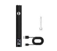Saldatore Digitale USB A LED Da 8-10 W, Riscaldamento Rapido, Penna A Bruciatore, Kit Con Tre Saldatori Regolabili, Strumenti For La Riparazione Della Saldatura Ampiamente Utilizzato(Black)