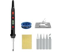 Saldatore elettrico 80W Display digitale LCD Punte per saldatore a temperatura regolabile 220V/110V Strumenti di saldatura per saldatura