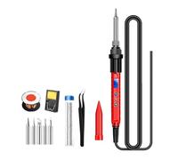 Saldatore Elettrico A Temperatura Regolabile, Strumento Di Saldatura Professionale Riscaldamento Rapido Con Controllo Preciso(Set 02)