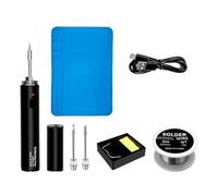 Saldatore Elettrico Con Ricarica Wireless USB, Portatile, Kit Di Strumenti Saldatura Microelettronica A Rapida Riscaldamento Preciso(Type C)