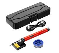 Saldatore Elettrico Con Ricarica Wireless USB, Portatile, Kit Di Strumenti Saldatura Microelettronica A Rapida Riscaldamento Preciso(RED suit)