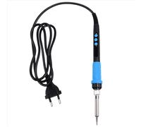 Saldatore elettrico con riscaldamento interno da 90 W, display digitale a LED con interruttore di controllo della temperatura, spina blu UE