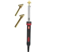 Saldatore elettrico da 60 W per riparazione paraurti auto, utensili per stiratura in pelle per uso domestico, bacchetta di saldatura/rete metallica(Set 1)