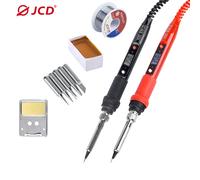Saldatore elettrico JCD 80W Display digitale LCD punte per saldatore a temperatura regolabile 220V/110V strumento per saldatura a saldatura908s