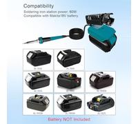 Saldatore Elettrico Regolabile 60W Leggero per Attività Riscaldamento Rapido