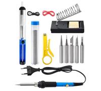 Saldatore Kit di Saldatura Digitale Regolabile 60 W 220 V Tagliatermico Elettrico per Miglioramenti Domestici Circuiti Elettronici Vetri Gioielli Droni Computer