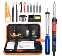 Saldatore Kit Preciva 80W 220V Saldatore Elettrico con schermo LCD Temperatura