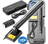 Saldatore manuale cordless portatile 800mah fino a 400°c usb