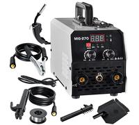 Saldatore MIG 3 IN 1 Saldatrice semiautomatica MIG-270 220V Saldatore MMA/ARC TIG Saldatore inverter Mig-senza gas portatile per la casa MIG-270