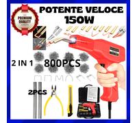 Saldatore per plastica POTENTE 150W saldatura 2 in 1 kit salda RISCALDA veloce