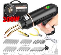 ✅Saldatore per Plastica Senza Fili 200W Ricaricabile 5000mAh ✅Kit 1200 Graffette