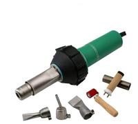 Saldatore per torcia di calore con ventilatore ad aria calda per pistola per saldatura in plastica 1600W per fogli in PP/PE/PVC, tubo, serbatoio, pavimento, membrana(Kits 6)