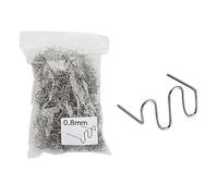 Saldatore Pistola Riparazione Macchina Kit di chiodi per saldatura di parti di paraurti auto, 100/500 pezzi, chiodi per saldatura in plastica(S-100pcs)