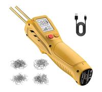 Saldatore Pistola Riparazione Macchina Kit saldatrice per plastica ricaricabile tramite USB, macchina per la saldatura di plastica per la riparazione di crepe in plastica(Yellow)