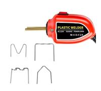 Saldatore Pistola Riparazione Macchina Saldatrice per plastica, macchina per pinzatura a caldo, macchina per riparazione punti metallici, strumenti per saldatura con pinzatrice(Red)