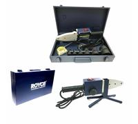 SALDATORE POLIFUSORE 800W PER SALDATURA TUBI PLASTICA PVC PVDF 6 MATRICI