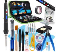 Saldatore Preciso Black Samurai 60W Set Completo 16in1 Con Strumenti E Manuale G