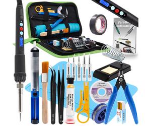 Saldatore Preciso Black Samurai 60W Set Completo 16in1 Con Strumenti E Manuale G