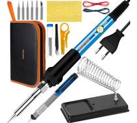 SALDATORE STAGNO STILO, SUCCHIA STAGNO, SUPPORTO DA TAVOLO 5 PUNTE CON CUSTODIA