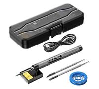 Saldatore USB Interfaccia Tipo-C Mini Saldatore Set Display Digitale Saldatore Elettrico Temperatura Regolabile 5V 8W Il Miglior Regalo(C200L-2-Grey)