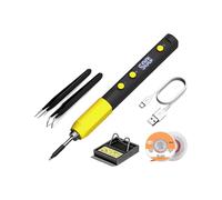 Saldatore USB Professionale con Intervallo di Temperatura Digitale da 200 A 500 C, per La Riparazione di Circuiti Stampati.