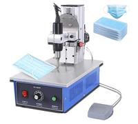 Saldatrice a punti for plastica ad ultrasuoni pneumatica da 1200 W, saldatrice portatile for plastica con pedale elettronico for tessuti non tessuti/saldatura di indumenti protettivi